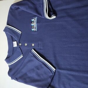 NWOT Men's St Thomas, V.I. Logo Polo Shirt SzL